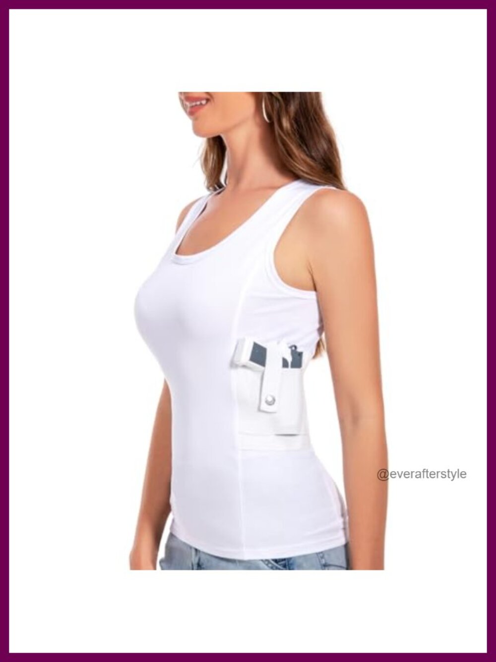 Concealed Carry Holster Compression Tank Top Slim Fit Tactical